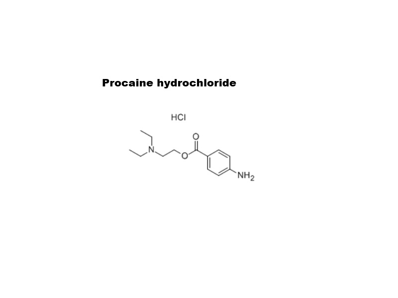 Procaine hydrochloride ​C₁₃H₂₁ClN₂O₂ CAS 51-05-8